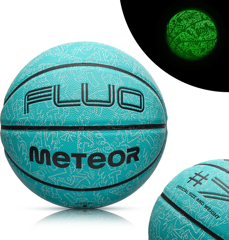 Krepšinio kamuolys Meteor Fluo, 7 dydis