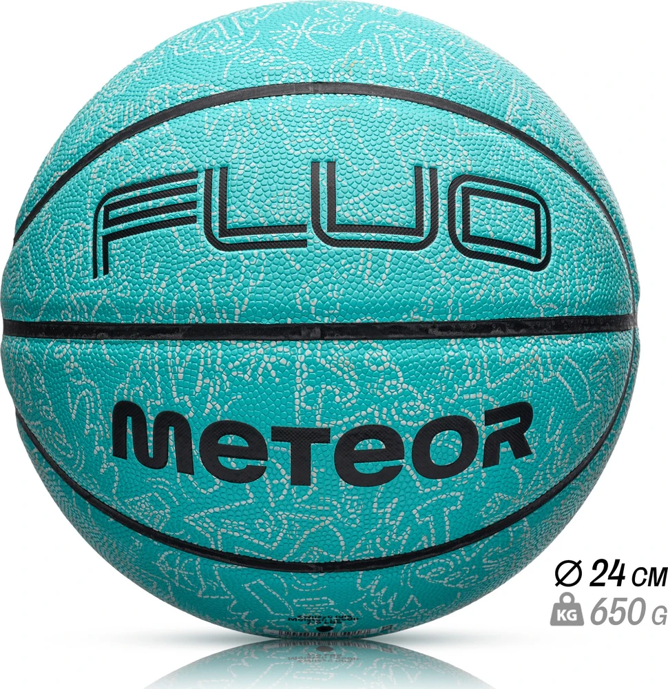 Krepšinio kamuolys Meteor Fluo, 7 dydis