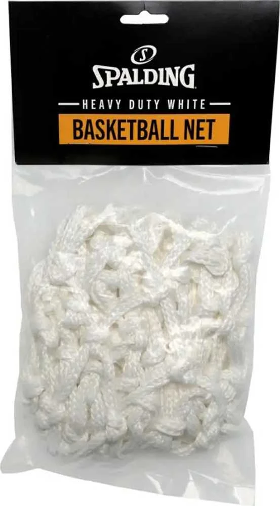 Krepšinio lanko tinklelis SPALDING Heavy duty baltas basketball net