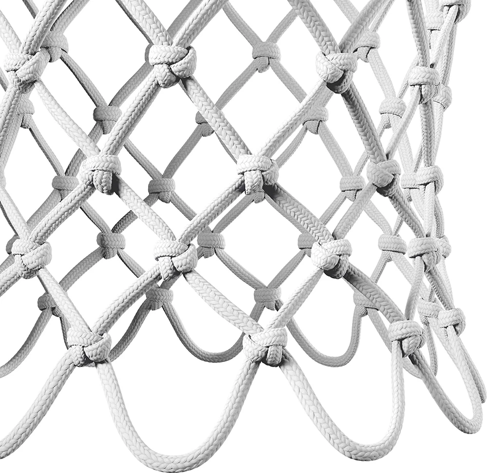 Krepšinio lanko tinklelis SPALDING Heavy duty baltas basketball net
