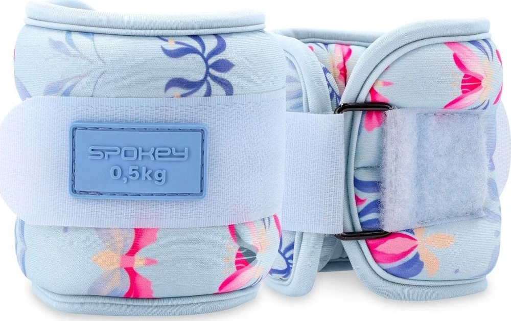 Kulkšnies ir riešo svarmenys 2x 0,5kg Spokey THE BLOOM FORM