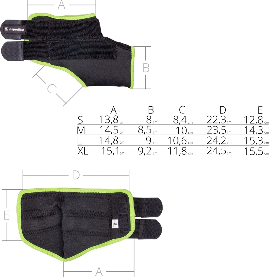 Kulkšnies magnetinis įtvaras inSPORTline Bamboo - XL