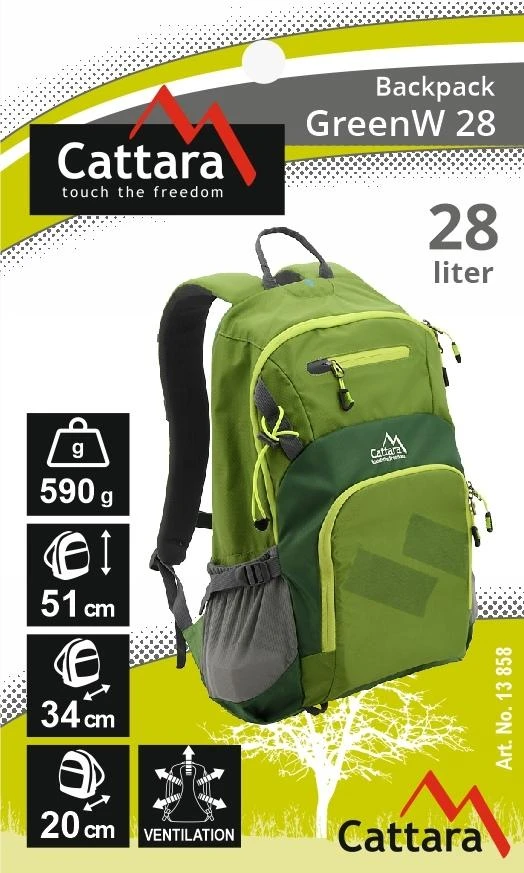 Kuprinė Cattara GreenW 28 l