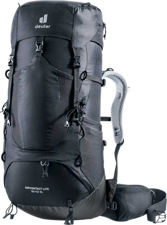 Kuprinė Deuter Aircontact Lite 35+10 SL - Juoda/grafito (juodas/graphene),