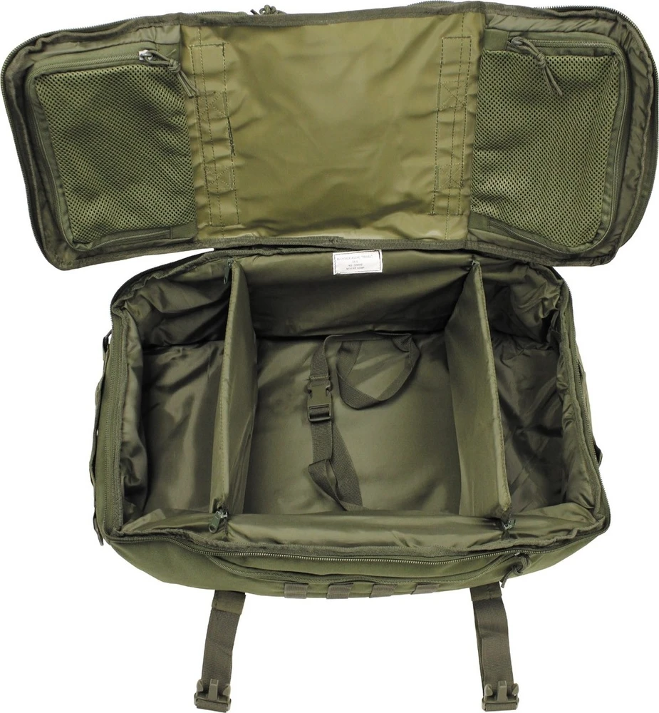 Kelioninė kuprinė MFH Travel, žalia, 62x25x35 cm