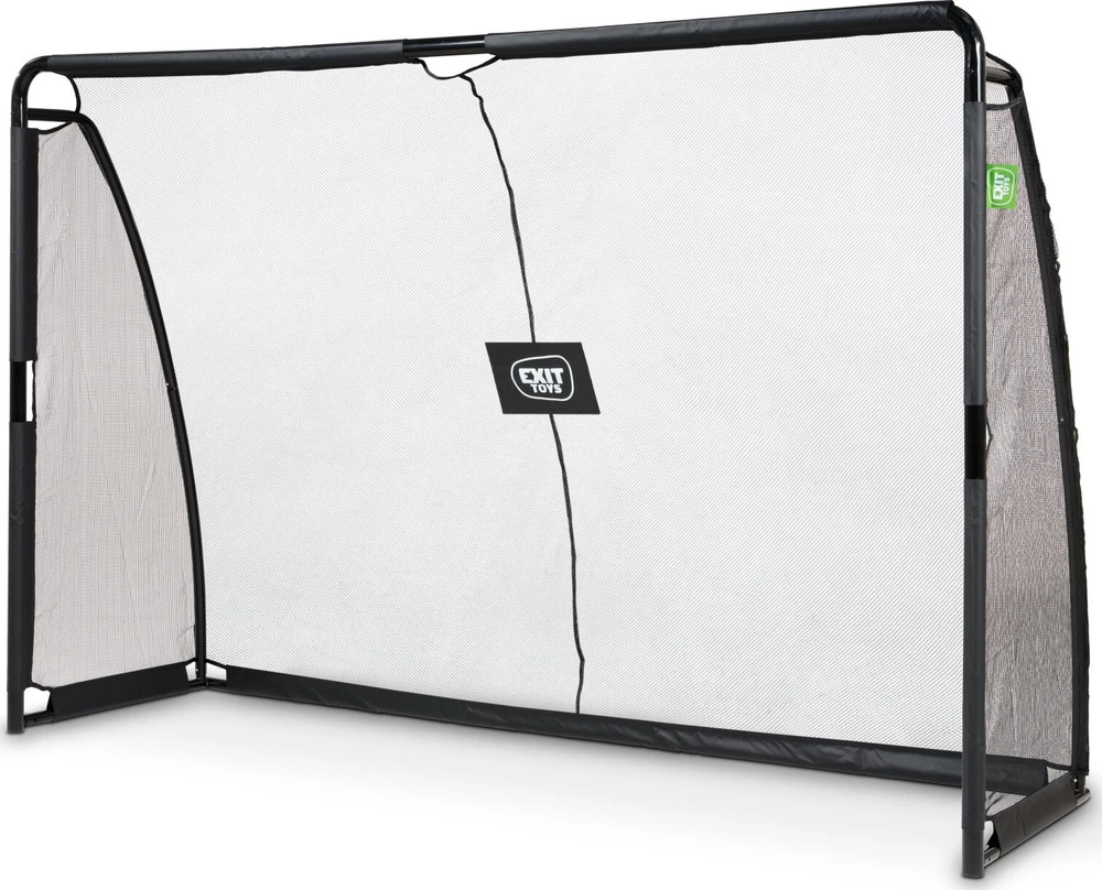 Mobilūs futbolo vartai su atmušimo sienelė Exit Finta 300x200x90cm