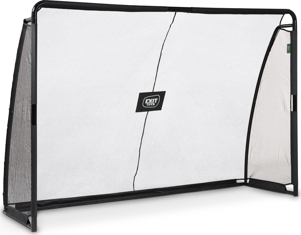 Mobilūs futbolo vartai su atmušimo sienelė Exit Finta 300x200x90cm