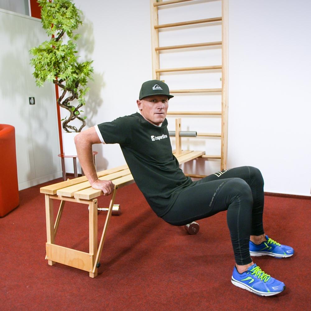 Lakuota medinė gimnastikos švediška sienelė inSPORTline 190x65cm