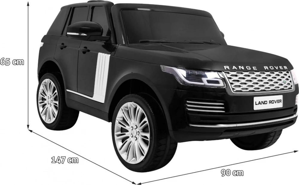 Land Rover Dvivietis elektromobilis Range Rover HSE, Juodas