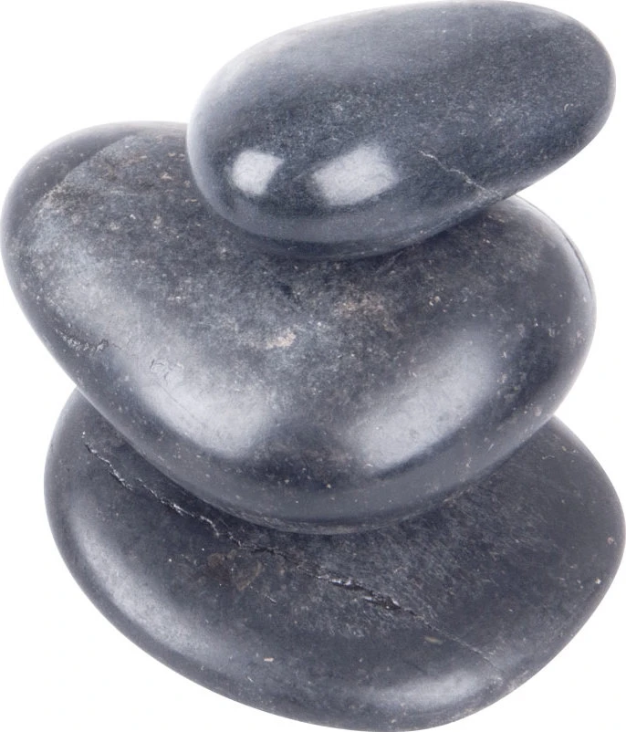 Lavos akmenų rinkinys inSPORTline River Stone 6–8 cm, 3 vnt