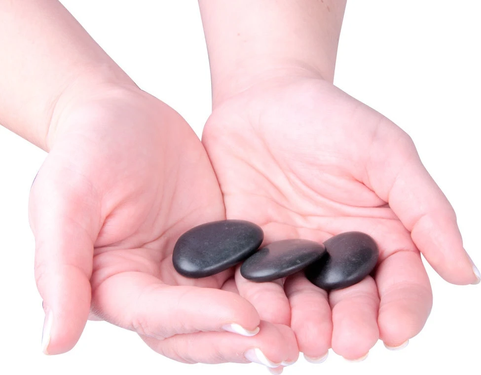 Lavos akmenų rinkinys inSPORTline River Stone 2-4 cm, 3 vnt