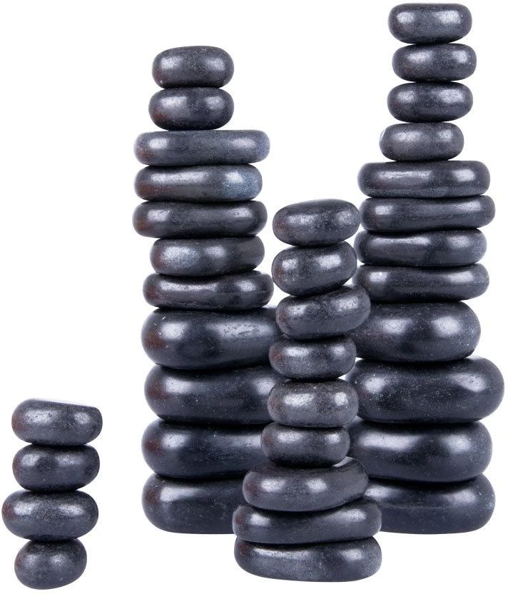 Lavos masažinių akmenų rinkinys inSPORTline Basalt Stone 36vnt.