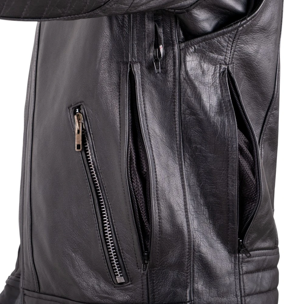 Leather Motorcycle Jacket W-TEC Murayo II