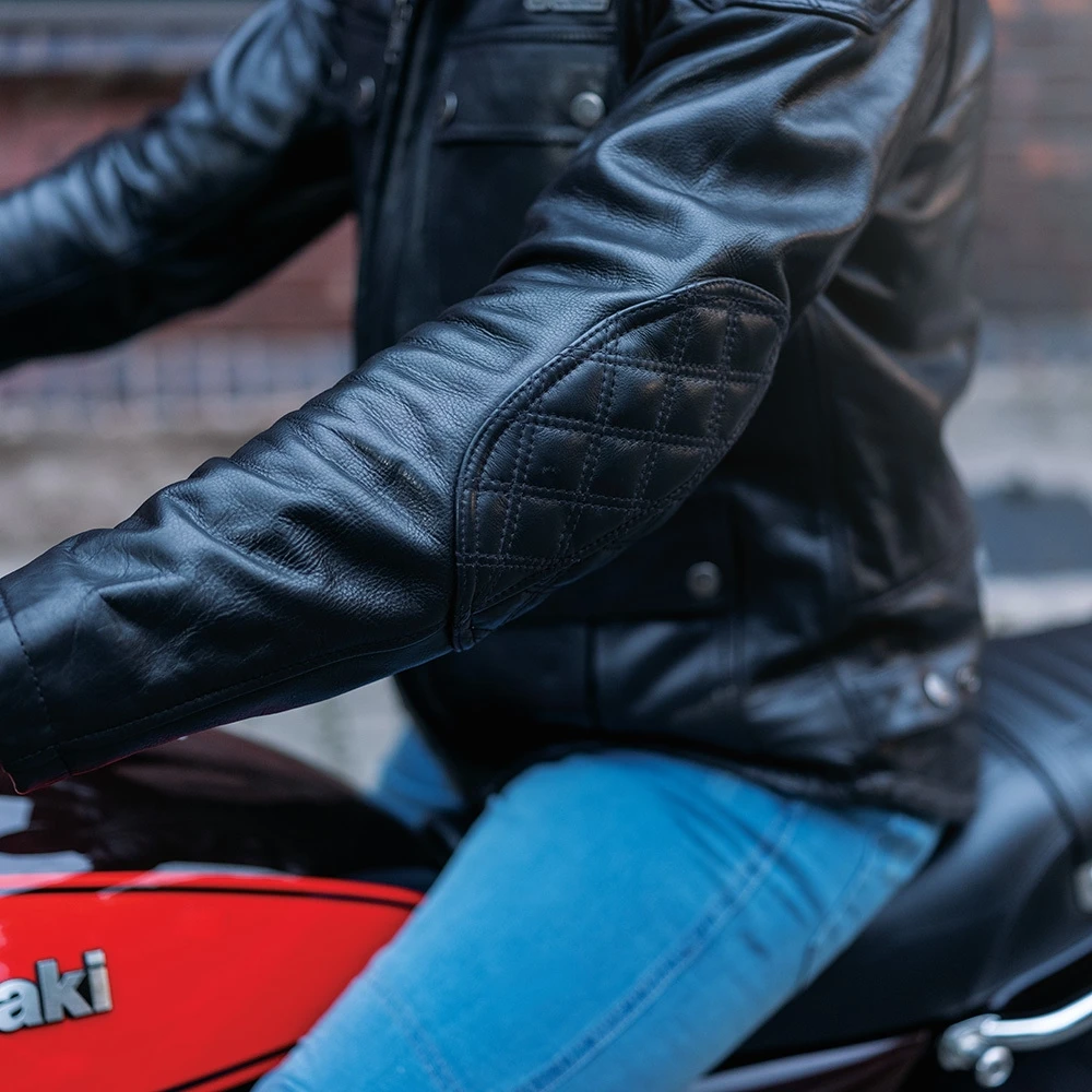 Leather Motorcycle Jacket W-TEC Valebravo