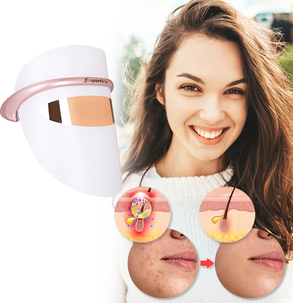 LED Light Therapy Face Mask inSPORTline Esgrima