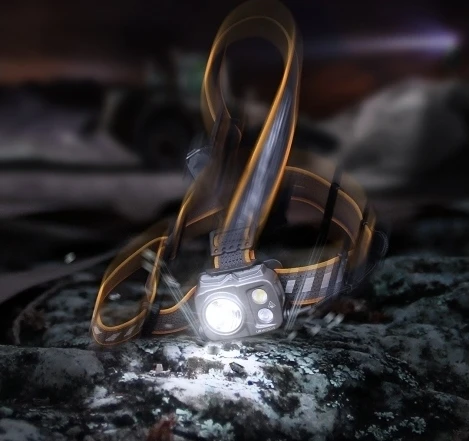 LED prožektorius-žibintuvėlis ant galvos Fenix ​​HP16R