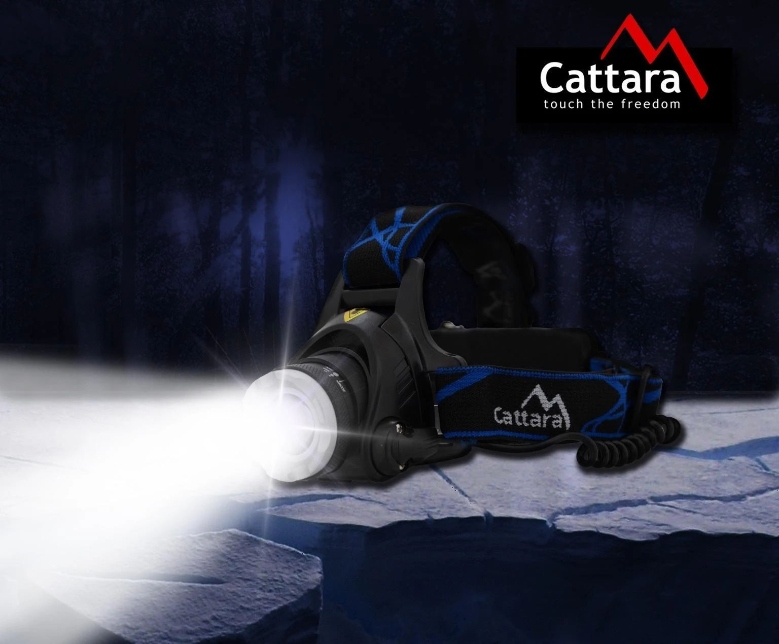LED žibintuvėlis ant galvos Cattara Zoom 570 lm