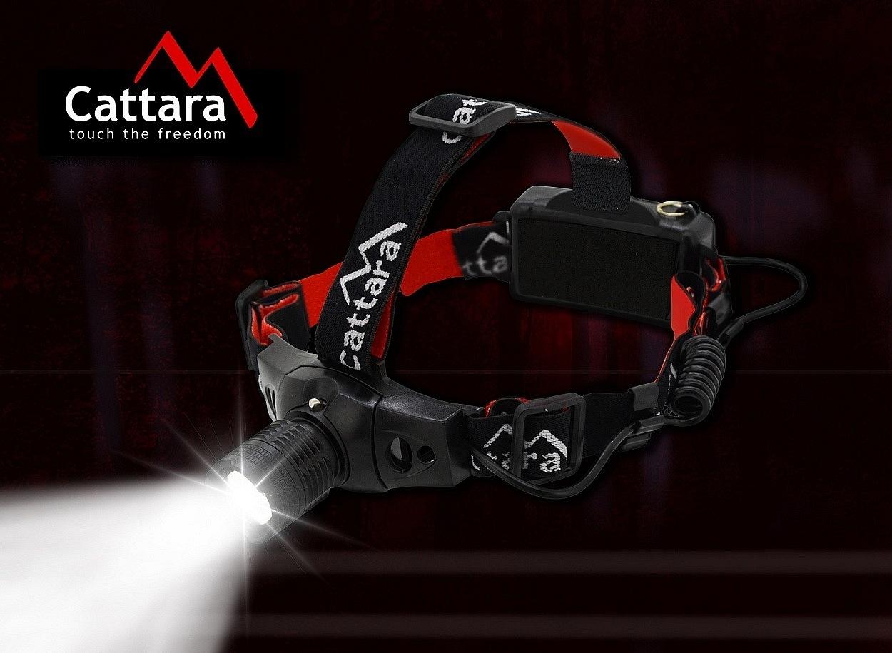 LED žibintuvėlis ant galvos Cattara Zoom 180 lm