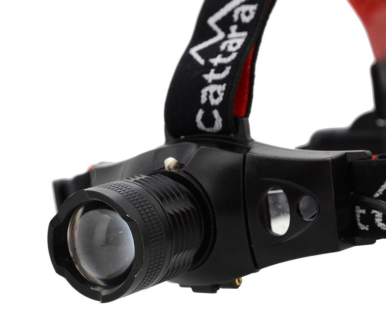 LED žibintuvėlis ant galvos Cattara Zoom 180 lm