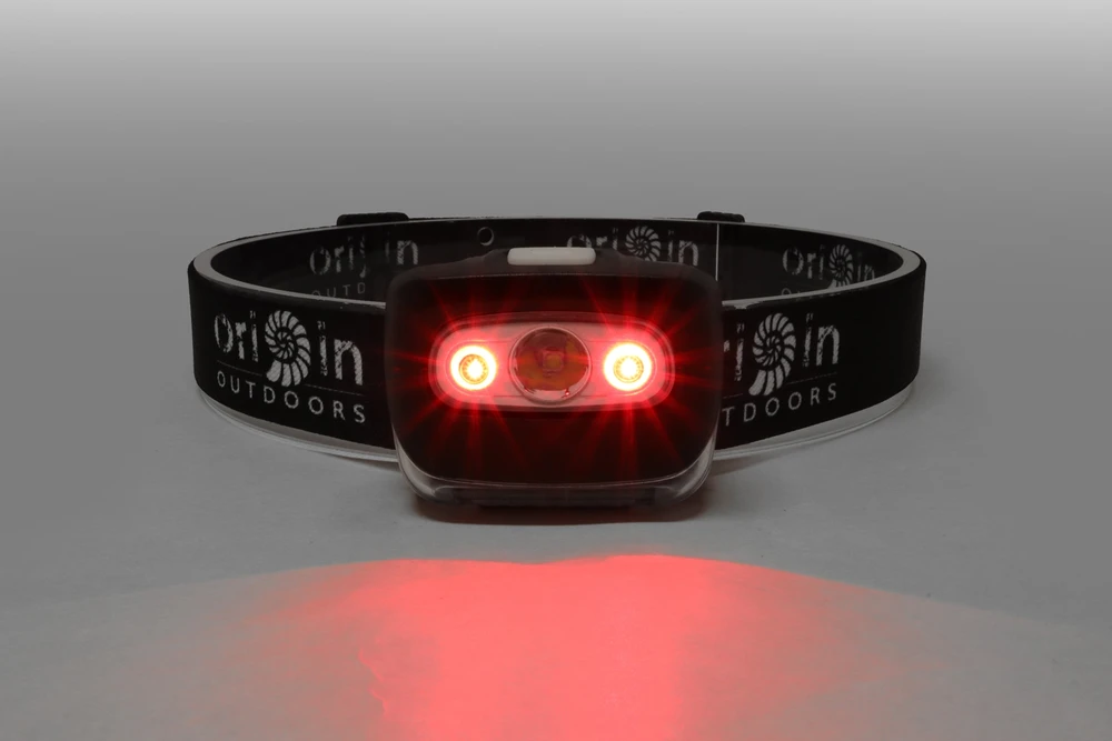 Origin Outdoors Compact 200 liumenų LED galvos žibintuvėlis