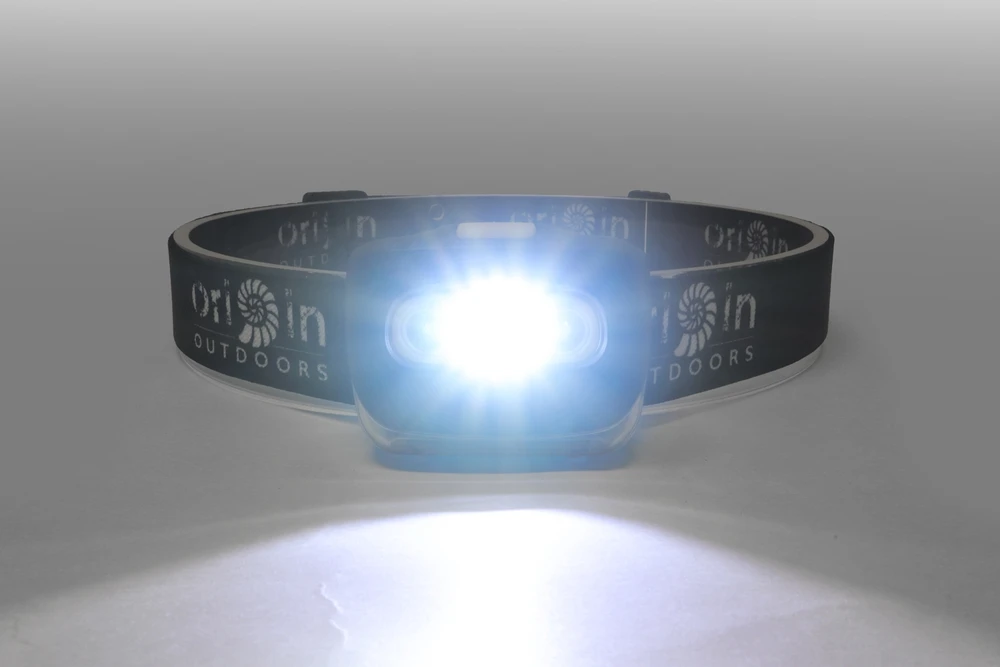Origin Outdoors Compact 200 liumenų LED galvos žibintuvėlis
