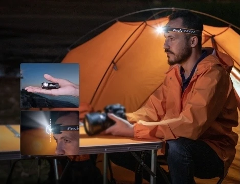 LED žibintuvėlis-galvos žibintas Fenix HM50R V2.0