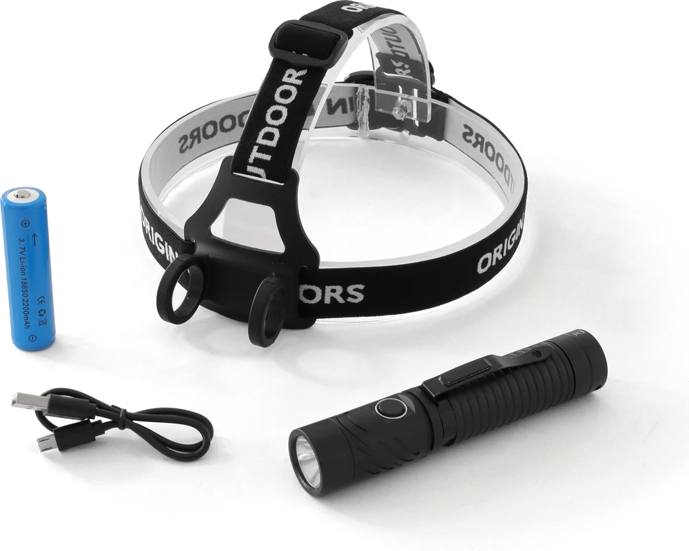 Origin Outdoors Hybrid LED žibintuvėlis, 500 liumenų
