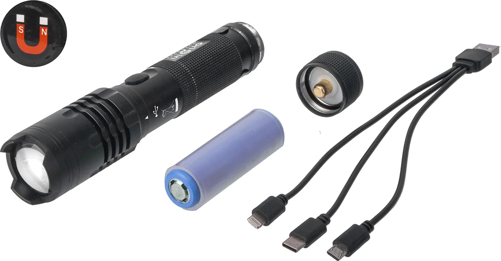 LED žibintuvėlis su išorinės baterijos funkcija Origin Outdoors
