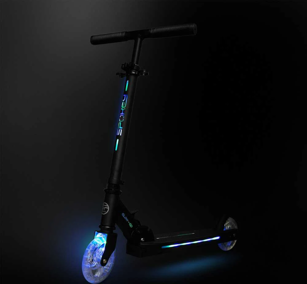 Šviečiantis paspirtukas Spokey GLOW-GO