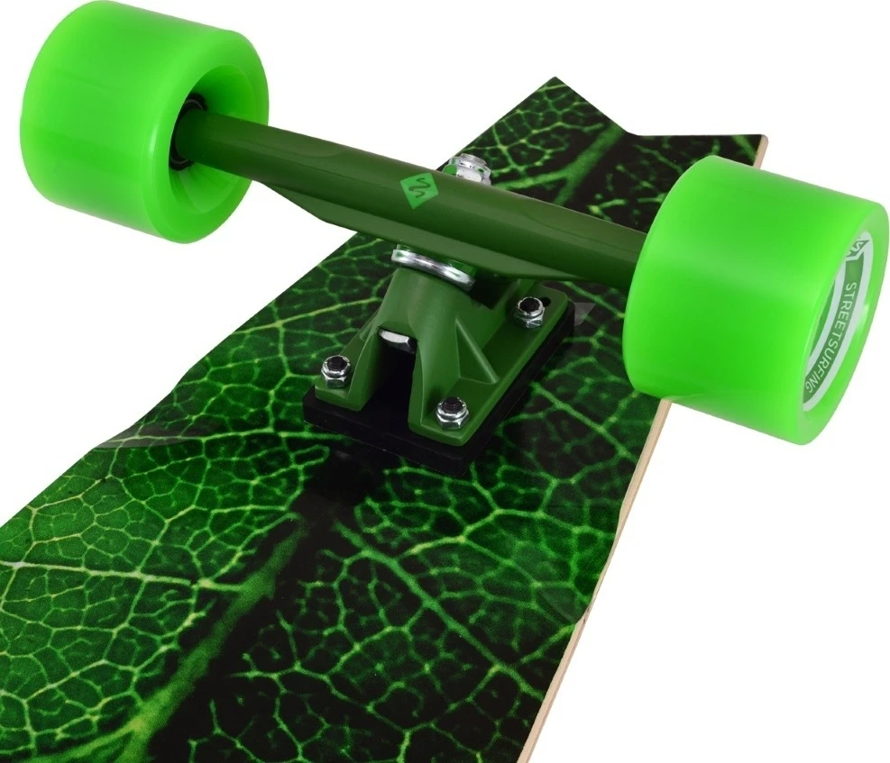 Longboardas Street Surfing Fishtail – The Leaf 42”, kinų klevas, ABEC-7