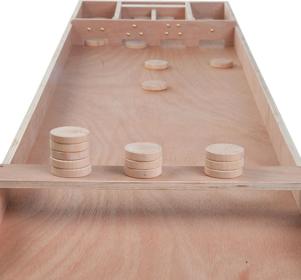 Longfield Shuffleboard, natūralaus medžio