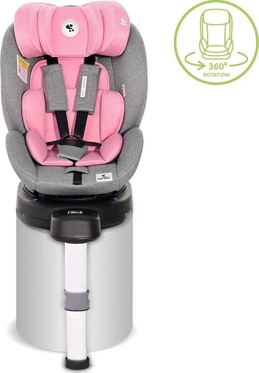 Lorelli Premium Automobilinė kėdutė Lorelli Proxima,0-18kg, rožinė ir pilka