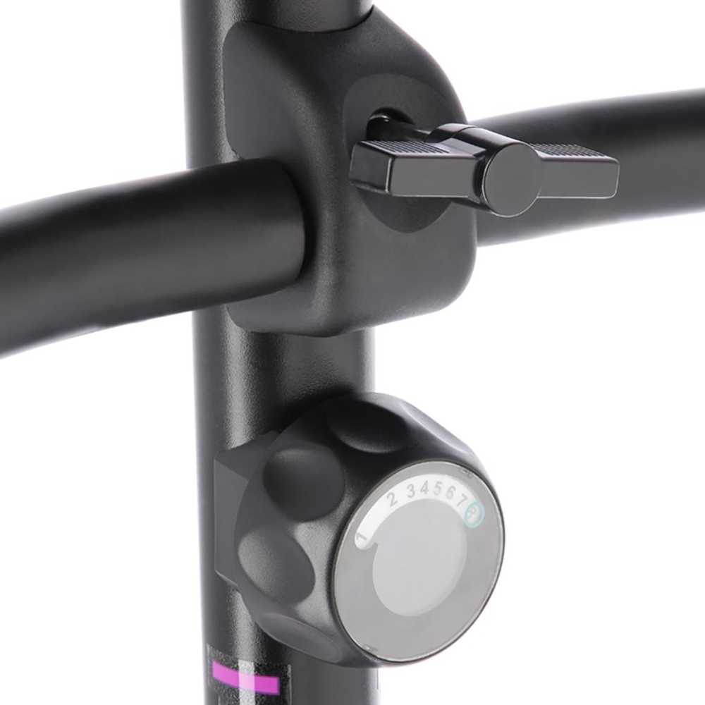Magnetinis dviratis treniruoklis HMS M9239V juodas-violetinis