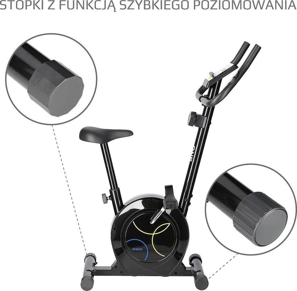 Abisal Magnetinis dviratis treniruoklis One Fitness RM8740 juodas