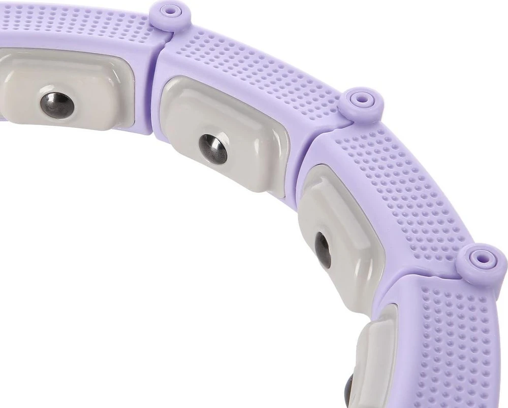 Magnetinis hula lankas HHM14 su svoriu ir skaitikliu, violetinis HMS