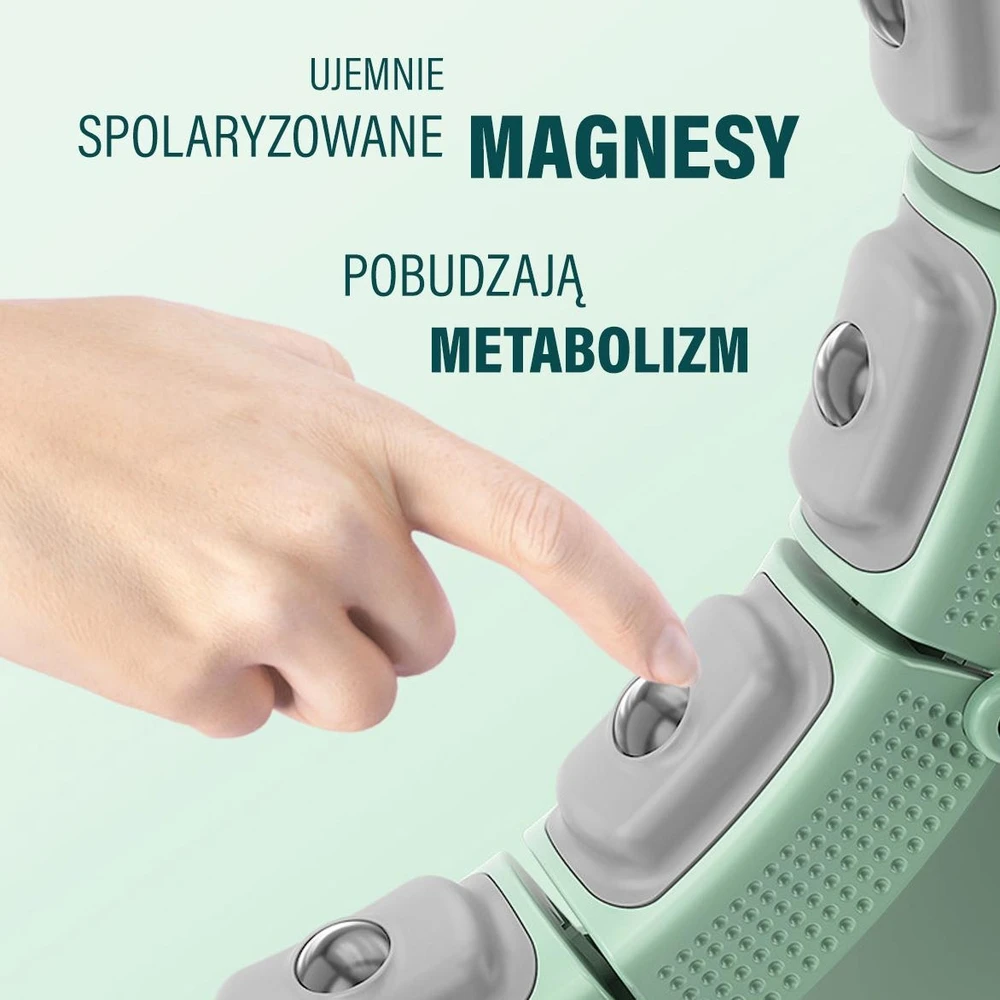 Magnetinis lankas HHM14 HMS su svoriu ir skaitikliu, žalias