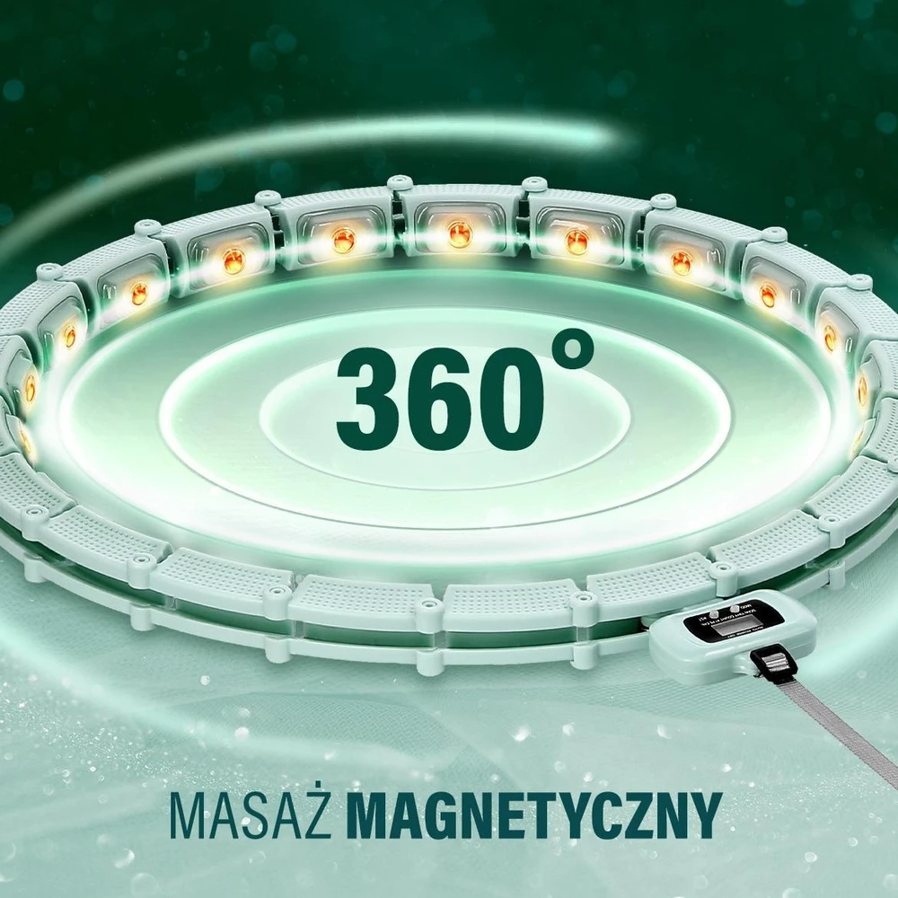 Magnetinis lankas HHM14 HMS su svoriu ir skaitikliu, žalias