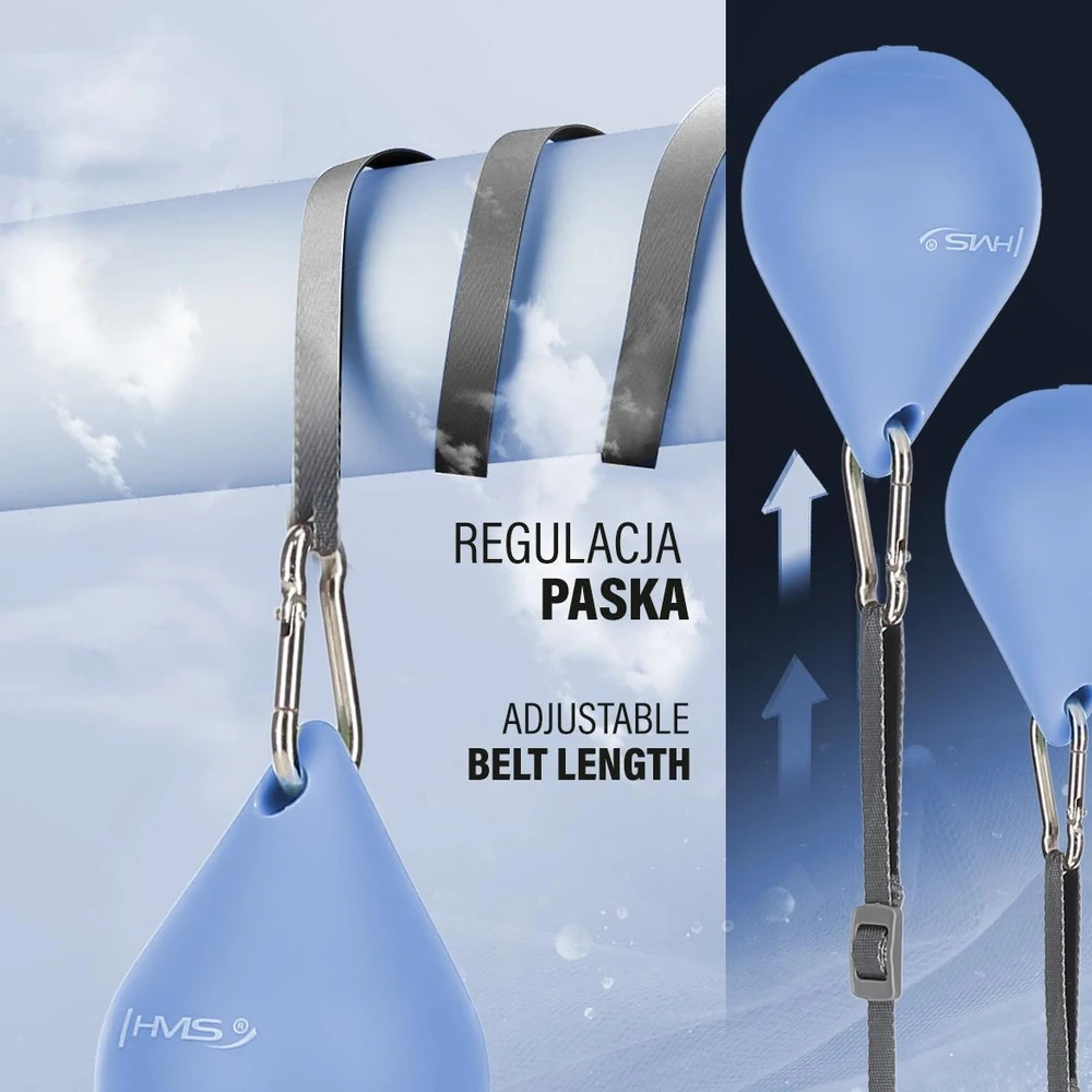 Magnetinis lankas su svoriu ir skaitikliu HHM15 HMS, mėlynas