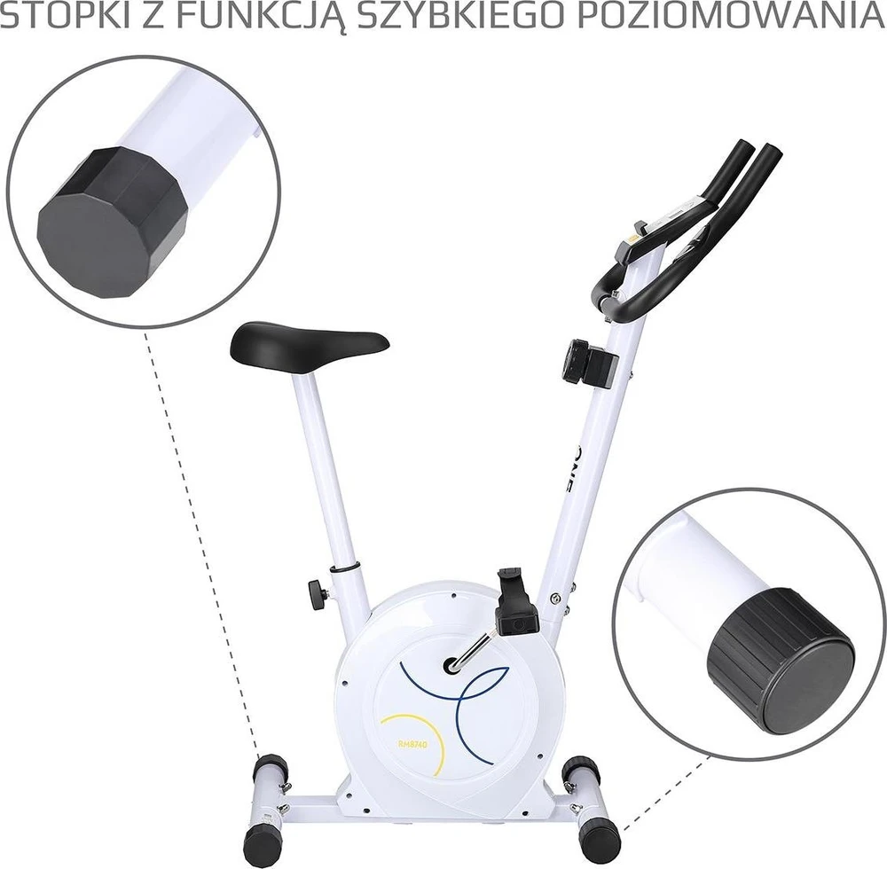 Magnetinis Dviratis One Fitness Rm8740, Baltas