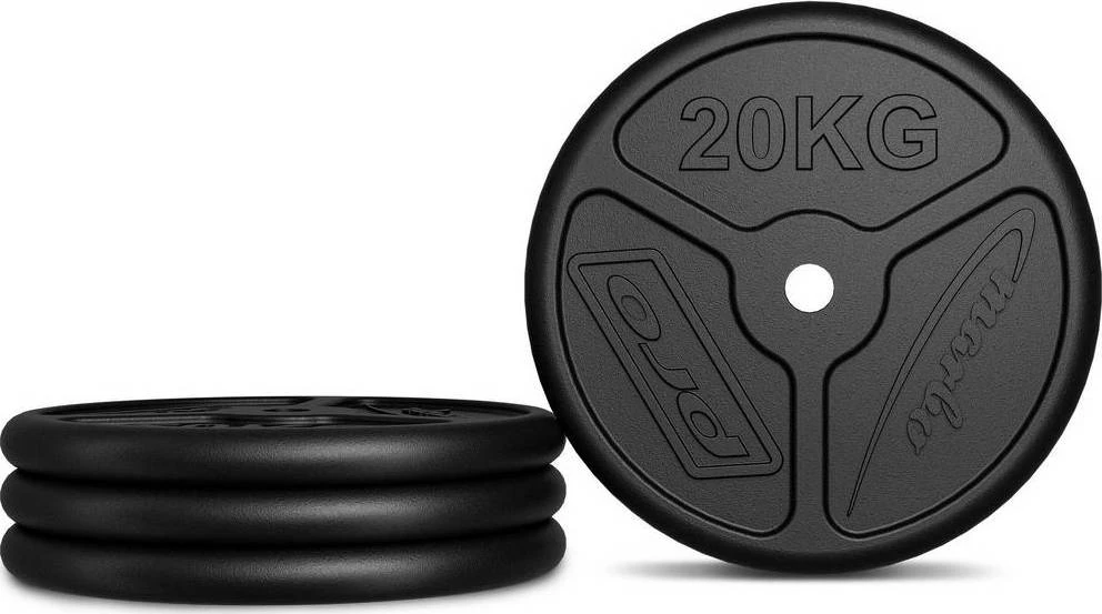 Marbo Sport Ketaus svarsčių komplektas Marbo, 60 kg / 2x20 kg + 2x10 kg
