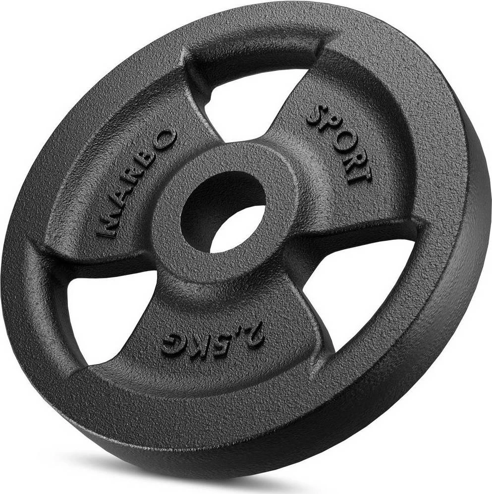Marbo Sport Marbo ketaus svorio diskų komplektas 29 kg (2x5 kg + 6x2,5kg + 4x1 kg)