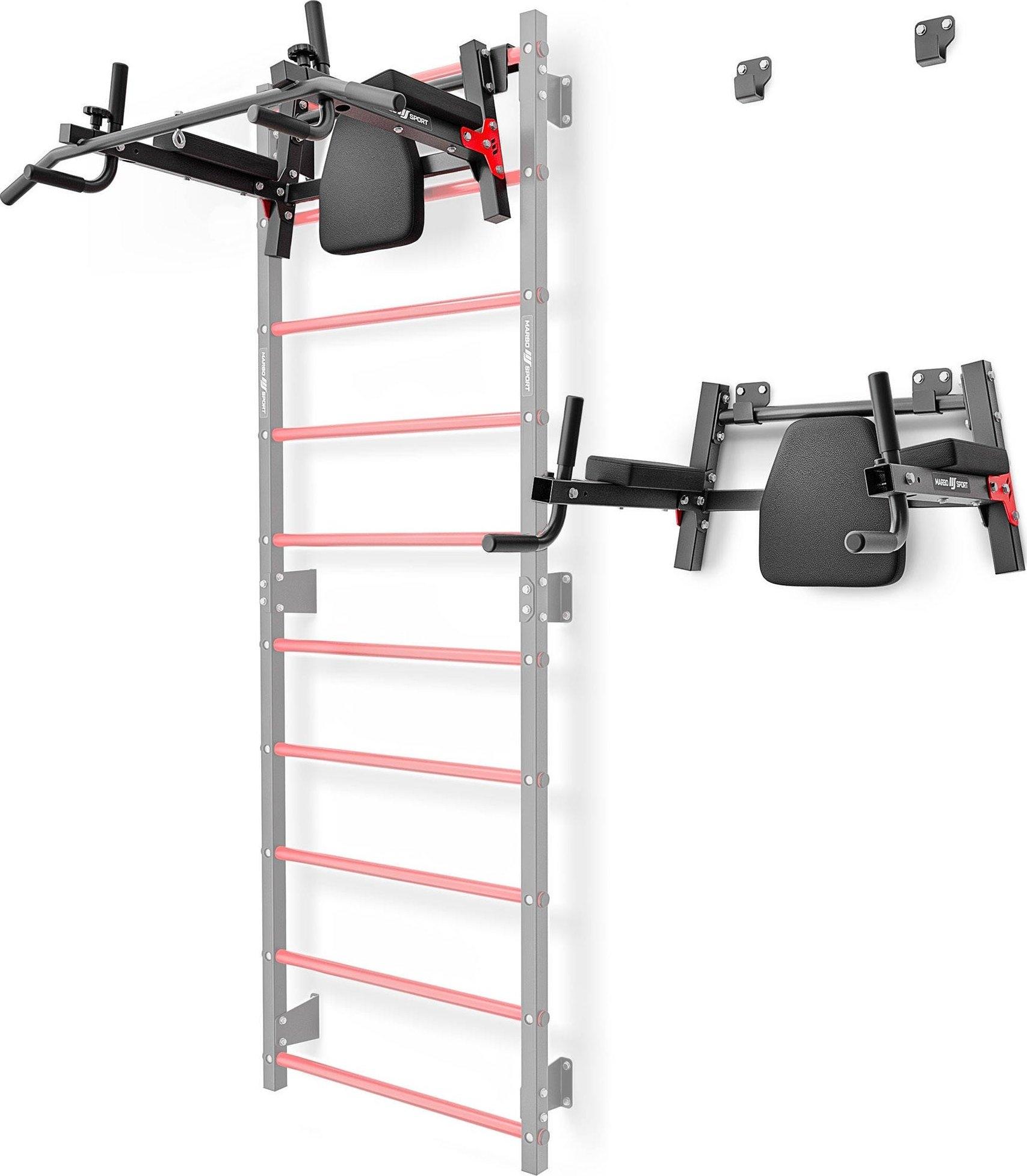Marbo Sport Montuojamas prie sienos skersinis / lygiagretes 2in1 Marbo MH-U205