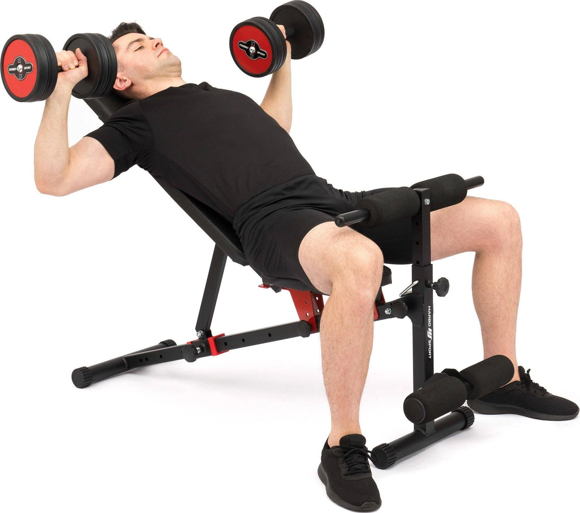 Marbo Sport Sulankstomas universalus treniruočių suoliukas Marbo MH-L111