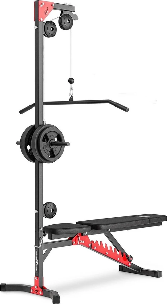 Marbo Sport Viršutinis ir apatinis skriemulinis treniruoklis suoliukams Home MH-W104 2.0