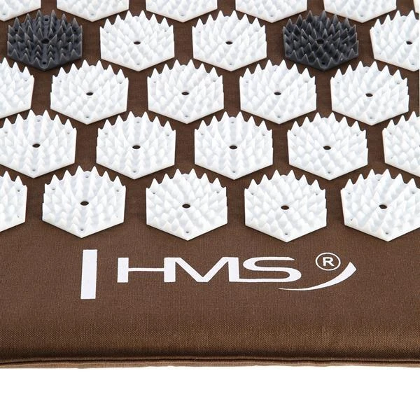 Masažinis akupresūros kilimėlis HMS AKM09, rudas