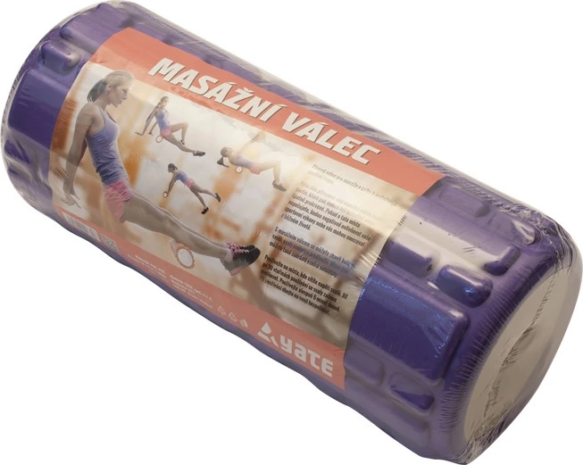Masažo volas YATE - 33x14 cm, violetinis