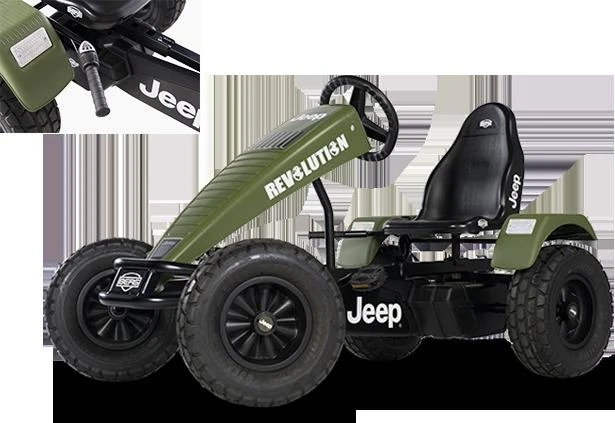 Mašinėlė BERG Go-kart Jeep Revolution BFR-3