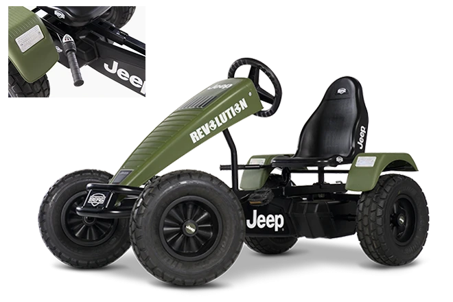 Mašinėlė BERG Go-kart Jeep Revolution BFR-3
