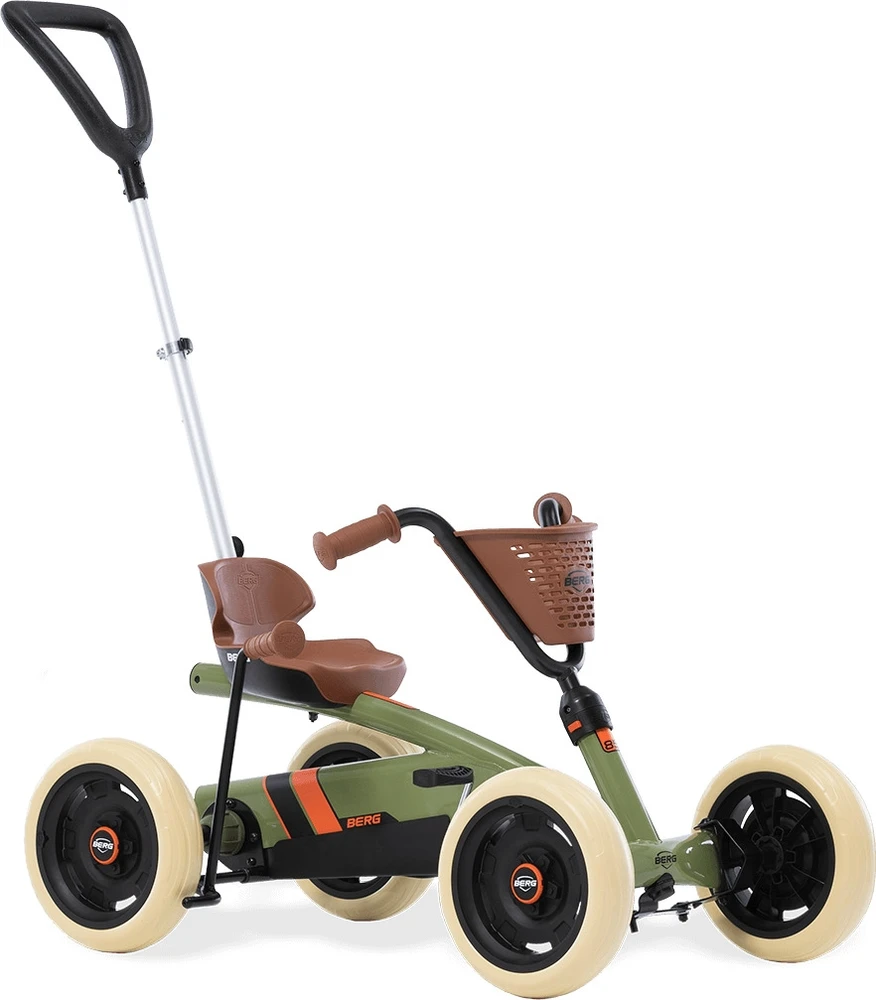 Mašinėlė vaikams BERG Buzzy Retro 2-in-1 Žalias