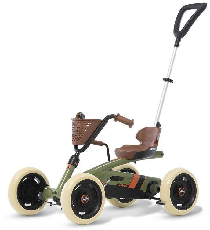 Mašinėlė vaikams BERG Buzzy Retro 2-in-1 Žalias